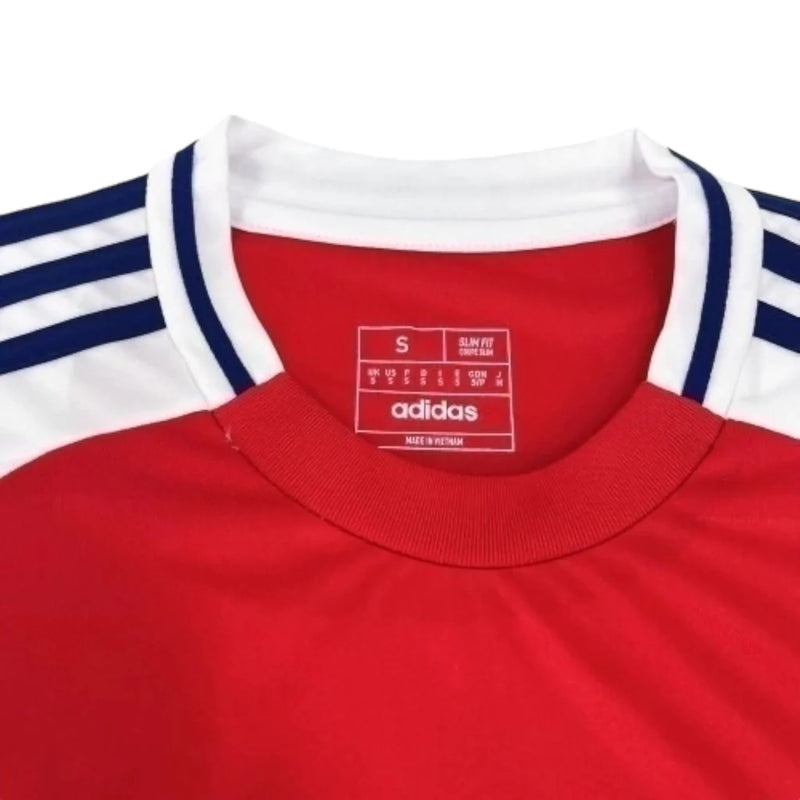 Camisa Arsenal I 24/25 - Torcedor Feminina - Vermelha com detalhes em branco