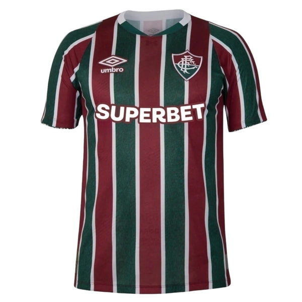 Camisa Fluminense I 24/25 - Torcedor Masculina - Tricolor com patrocínio