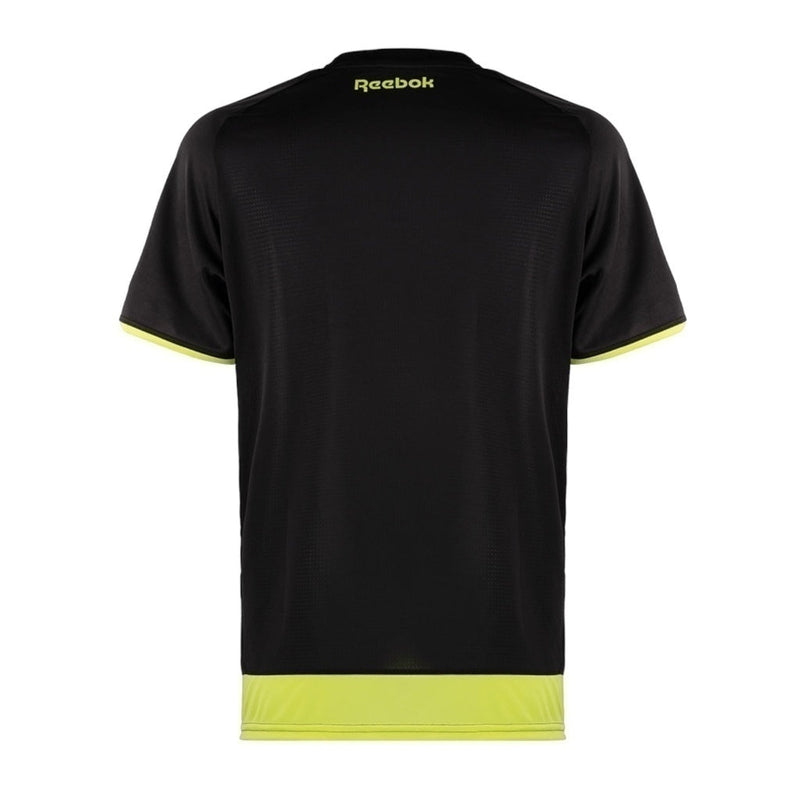 Camisa Botafogo Pré-jogo 24/25 - Torcedor  Masculina - Preta com detalhes em azul e amarelo