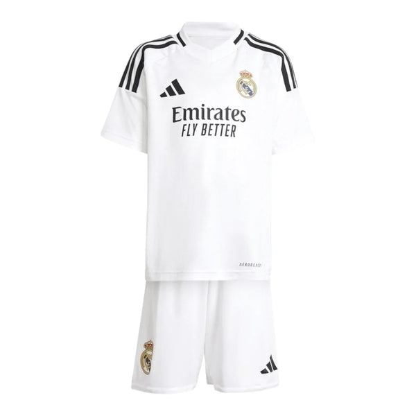 Kit Infantil Real Madrid I 24/25 - Branco