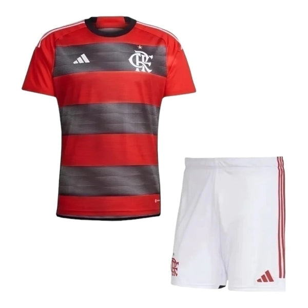 Kit Infantil Flamengo I 23/24 - Vermelho e preto