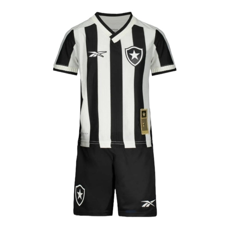 Kit Infantil Botafogo I 24/25 - Preto e branco