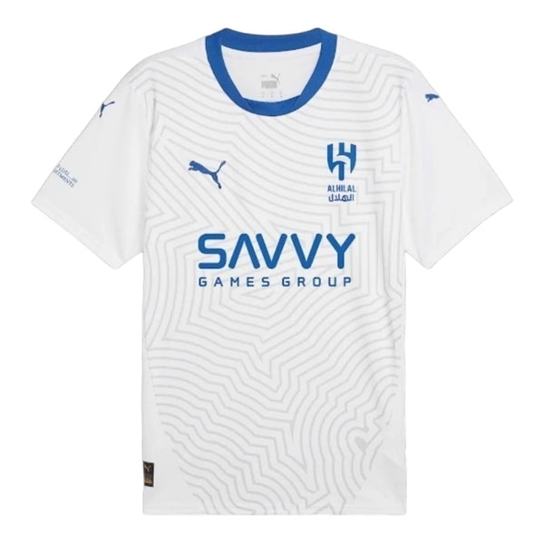 Camisa Al-Hilal II 24/25 - Torcedor Masculina - Branca com detalhes em azul