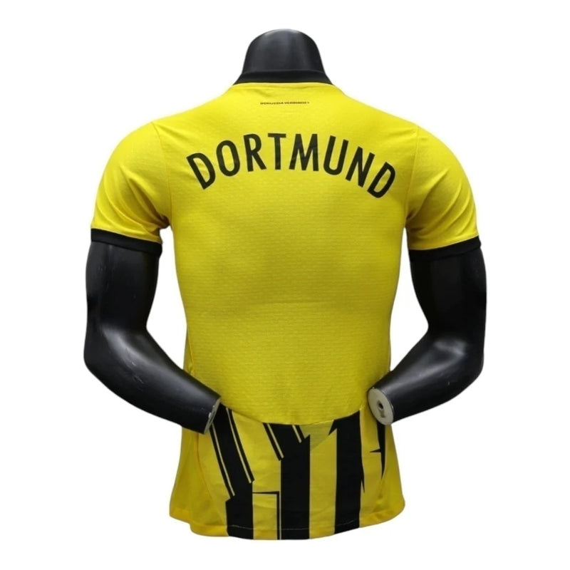 Camisa Borussia Dortmund Copas 24/25 - Jogador Masculina - Amarela com detalhes em preto