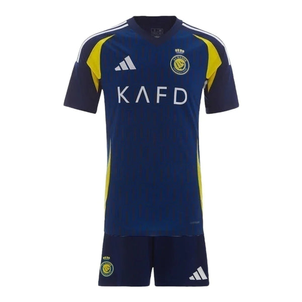 Kit Infantil Al-Nassr II 24/25 - Azul e amarelo