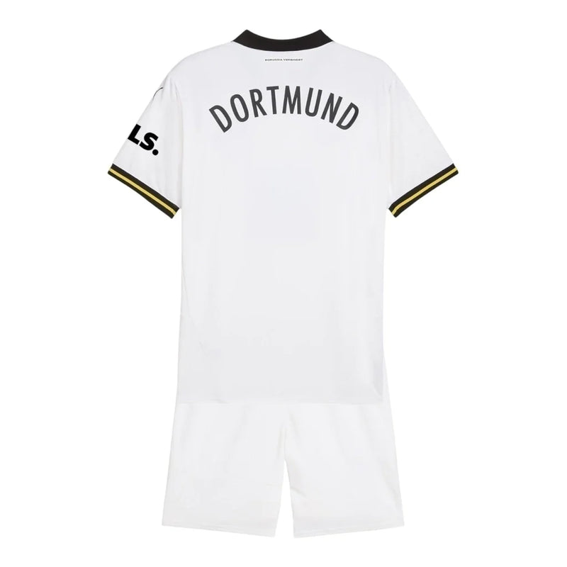 Kit Infantil Borussia Dortmund III 24/25 - Branco
