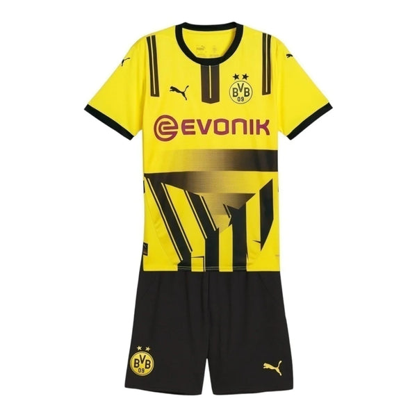 Kit Infantil Borussia Dortmund Edição especial Copas 24/25  - Amarelo e preto