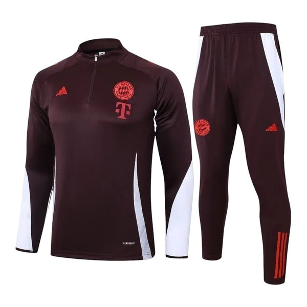 Conjunto Bayern de Munique 24/25 - Masculino - Vinho e branco