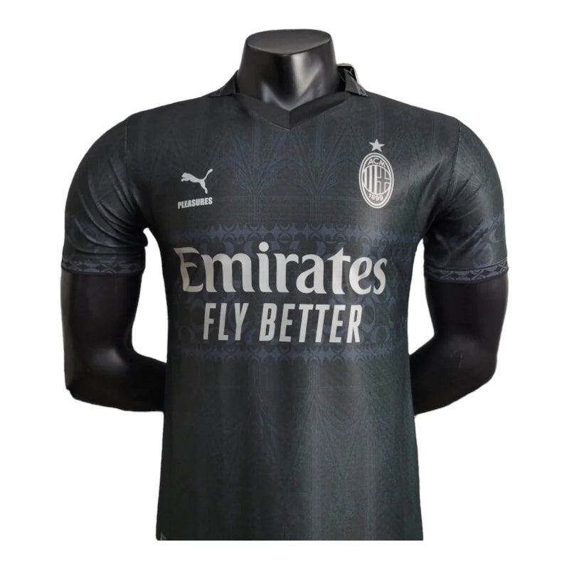 Camisa AC Milan Fourth 24/25 - Jogador  Masculina - Preta