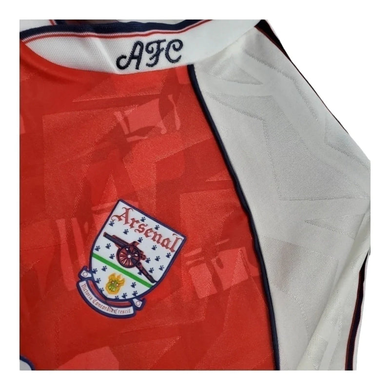Camisa Retrô Arsenal I 90/92 - Masculina  - Vermelha e branca