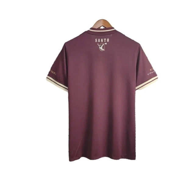 Camisa Atlético Mineiro Edição especial - São Victor 24/25 - Torcedor Adidas Masculina - Vinho com detalhes em dourado