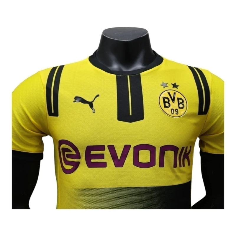 Camisa Borussia Dortmund Copas 24/25 - Jogador Masculina - Amarela com detalhes em preto
