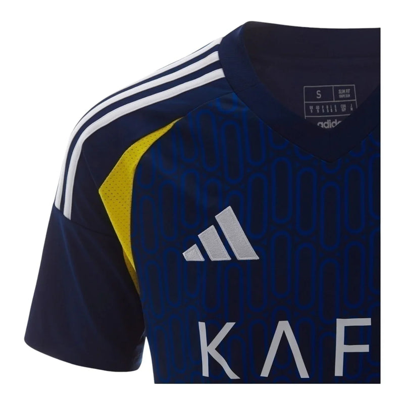 Camisa Al-Nassr II 24/25 - Torcedor Masculina - Azul com detalhes em amarelo e branco