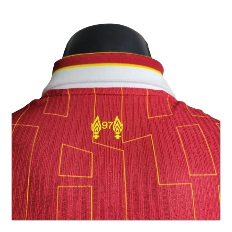Camisa Liverpool I 24/25 - Jogador Masculina - Vermelha com detalhes em branco