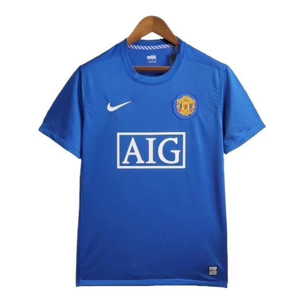 Camisa Retrô Manchester United II 2008/2009 - Masculina - Azul