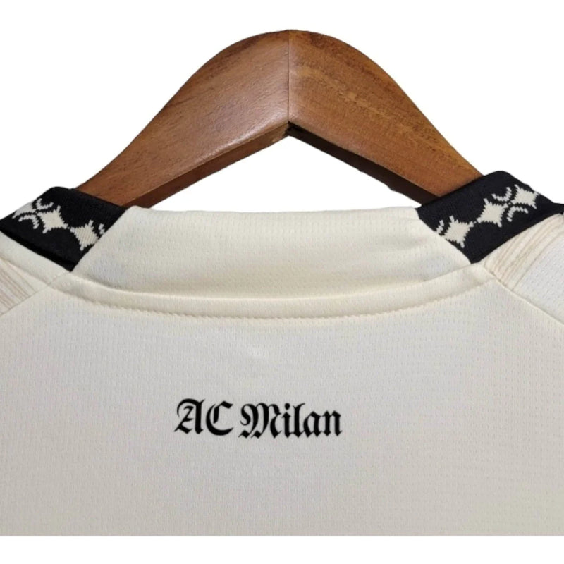 Camisa AC Milan Edição especial 24/25 - Torcedor Masculina - Bege com detalhes em preto