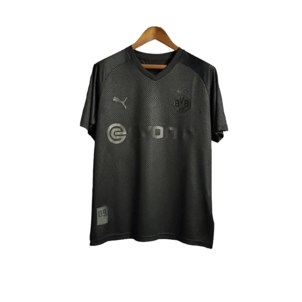 Camisa Retrô Borussia Dortmund Edição especial Aniversário de 100 anos 19/20 - Masculina - Preta