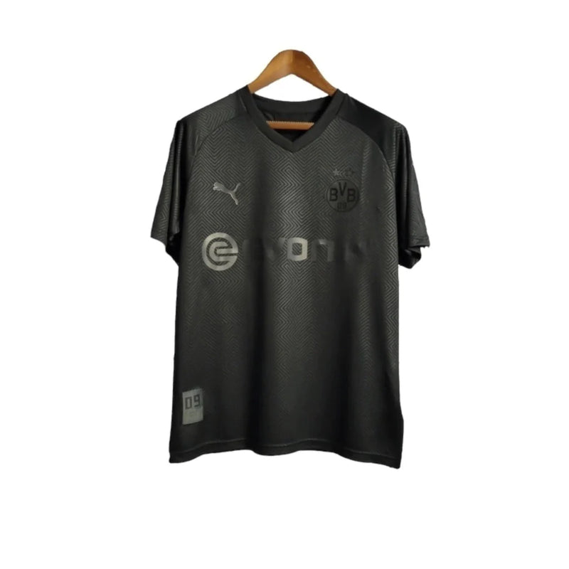 Camisa Retrô Borussia Dortmund Edição especial Aniversário de 100 anos 19/20 - Masculina - Preta