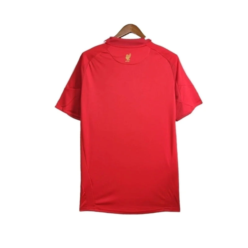 Camisa Retrô Liverpool Edição Champions League I 2008/2009 - Masculina - Vermelha com detalhes em branco