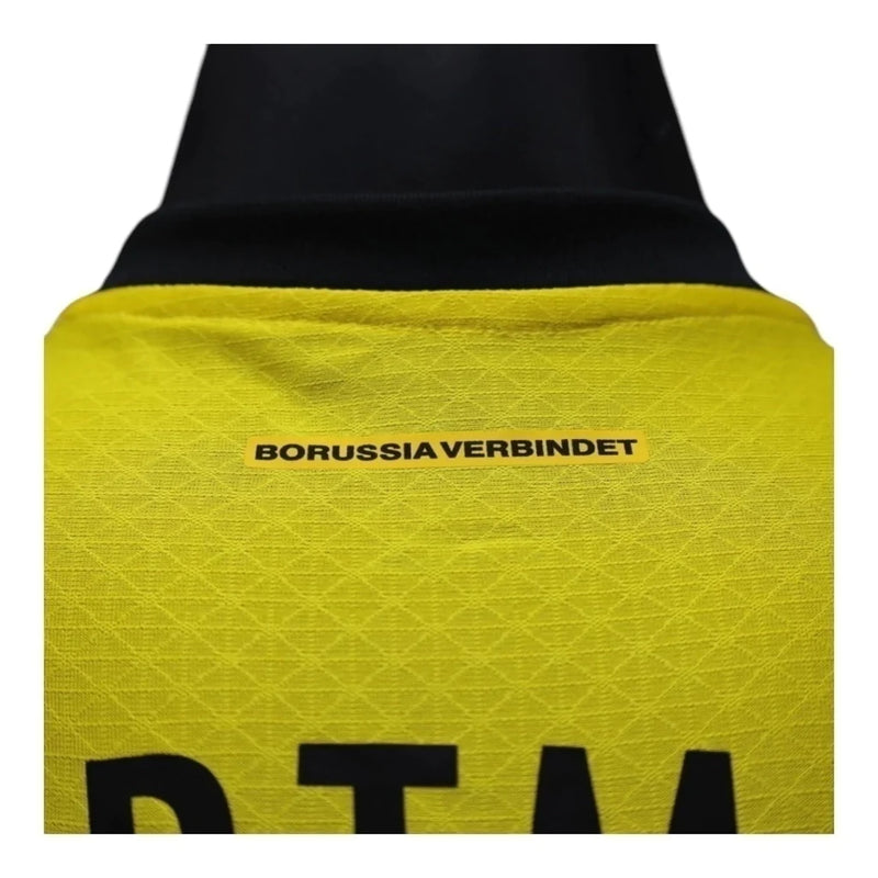 Camisa Borussia Dortmund Copas 24/25 - Jogador Masculina - Amarela com detalhes em preto