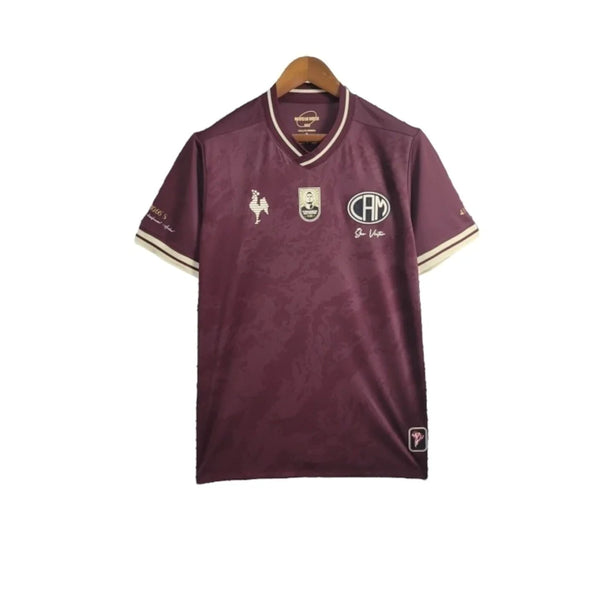 Camisa Atlético Mineiro Edição especial - São Victor 24/25 - Torcedor Adidas Masculina - Vinho com detalhes em dourado