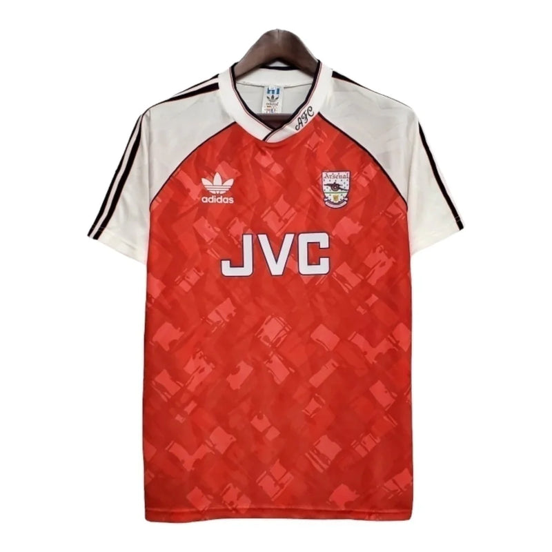 Camisa Retrô Arsenal I 90/92 - Masculina  - Vermelha e branca