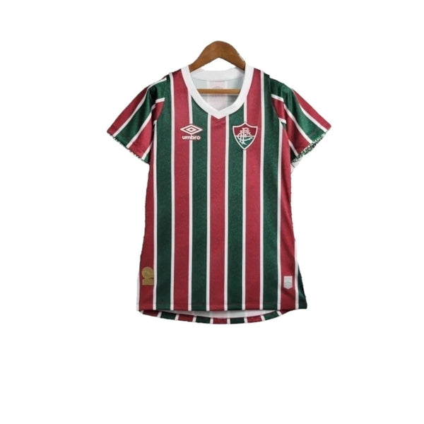 Camisa Fluminense Home 24/25 - Torcedor  Feminina - Verde e vermelha