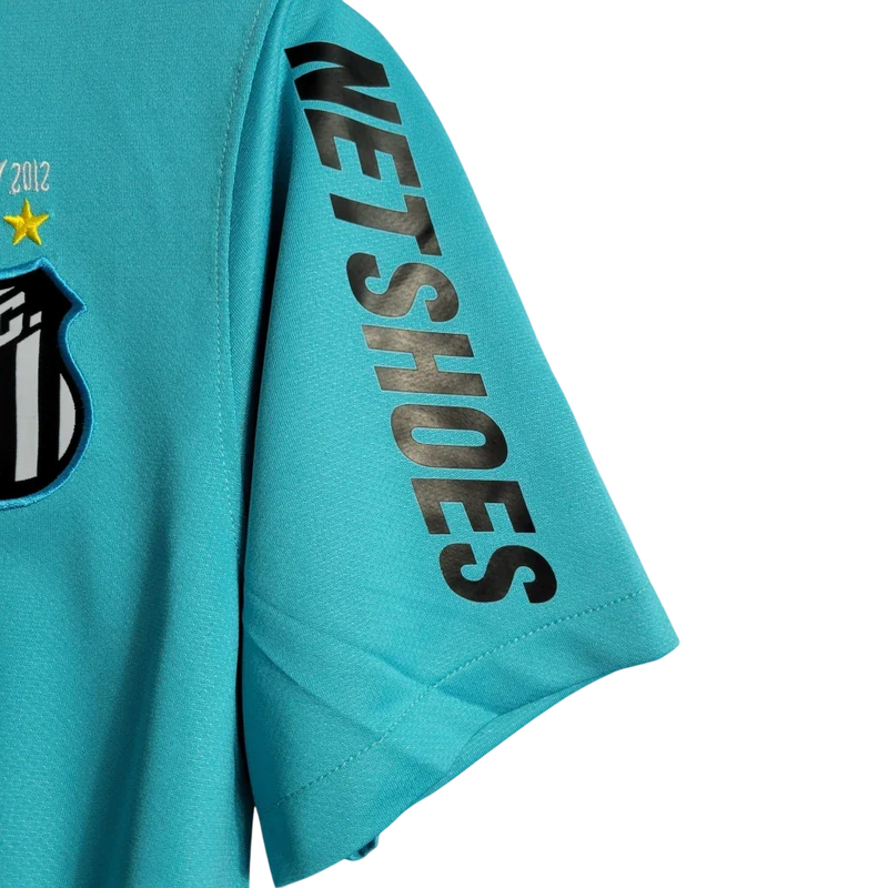 Camisa Santos 2012 Centenário - Personalizada NEYMAR JR N°11 -Torcedor Masculina Azul
